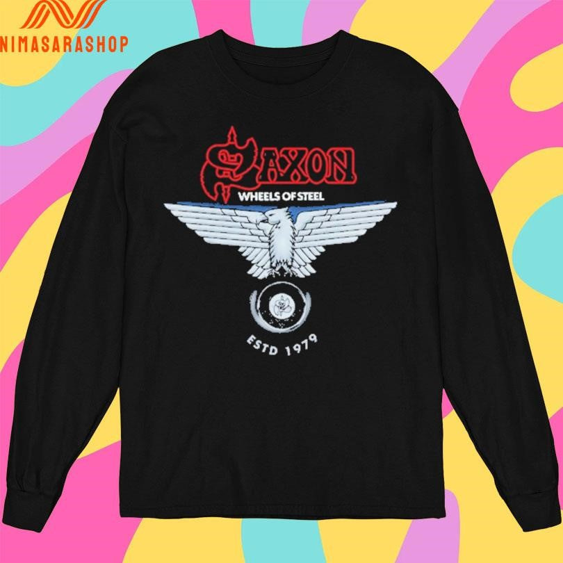 Saxon Wheels Of Steel Estd 1979 Shirts