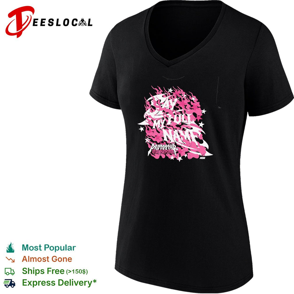 Say my full name professional wrestling shirt