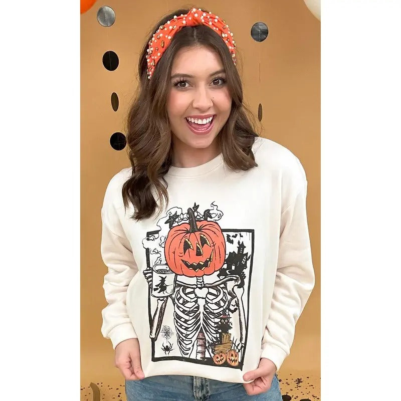 Scary Skeleton Graphic Sweatshirt Shirt Hoodie | PrintMintTees.com
