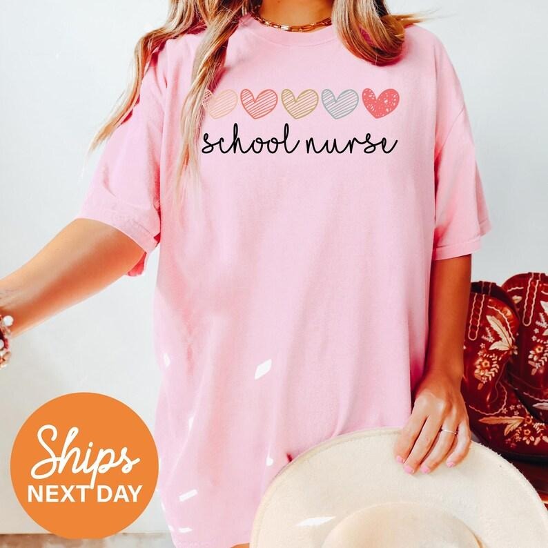 School Nurse Shirt, Elementary School Nurse Appreciation Gift, School Nurse T-Shirt, School Nurse Gift, Back To School,...
