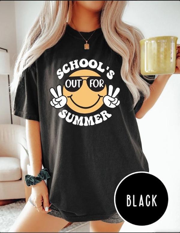 School's Out For Summer Shirt, Teacher Summer Shirt, Happy Last Day Of School Shirt Hoodie Sweatshirt | PrintMintTees.com