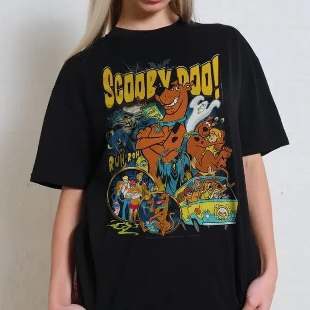 Scooby Doo T Shirt, Halloween Scooby Doo Shirt, Horror Cartoon Movie Tee, Spooky Season, Unisex Short Sleeve Tee Top...