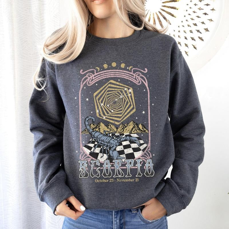 Scorpio Zodiac, Astrology, Horoscope Sweatshirt T-Shirts, Hoodie | PrintMintTees.com