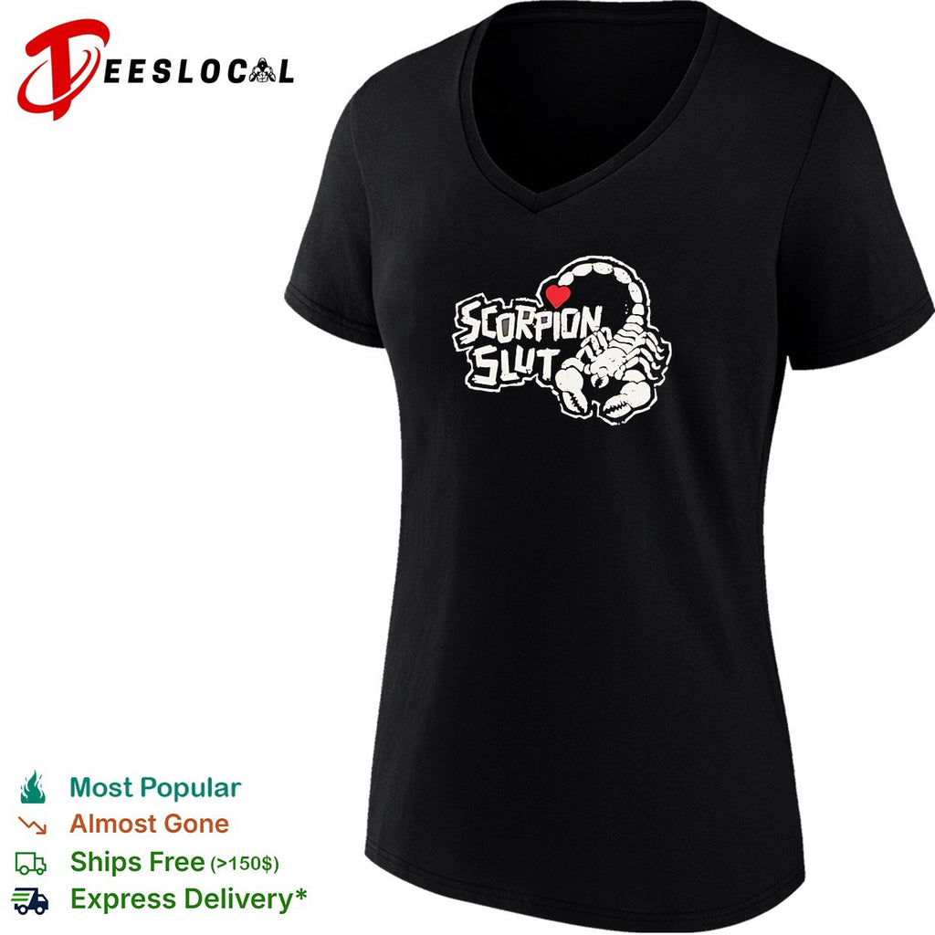 Scorpion slut heart shape shirt