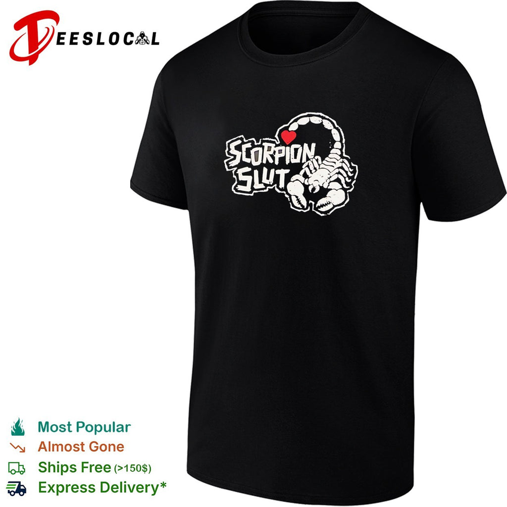 Scorpion slut heart shape shirt
