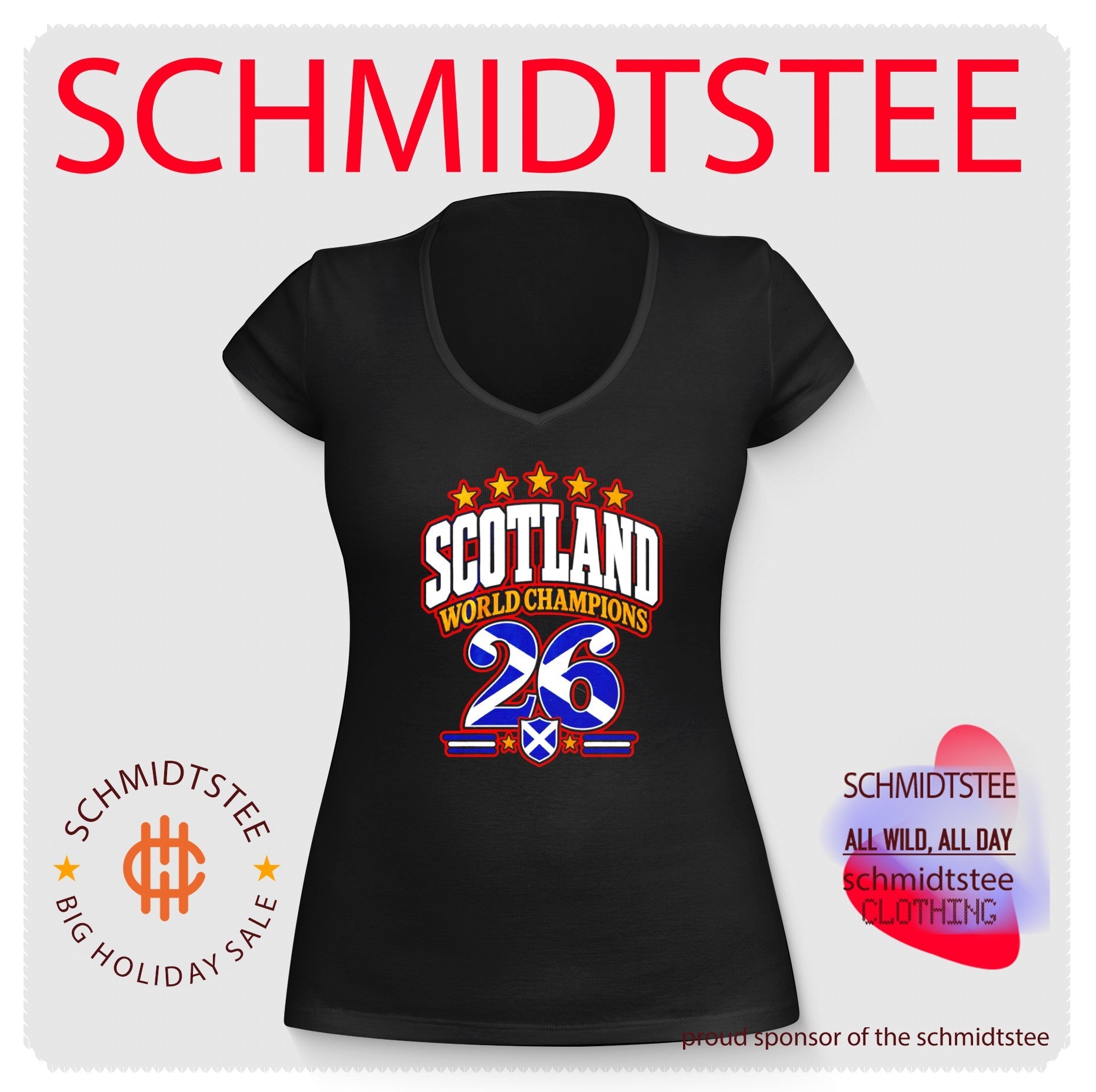 Scotland 2026 World Champions flag shirt