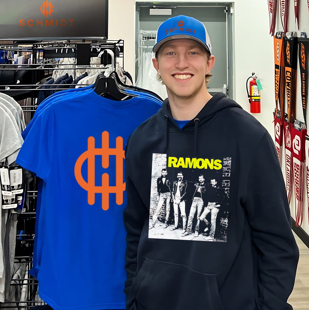 Scott Hall Ramons parody of Ramones band logo shirt