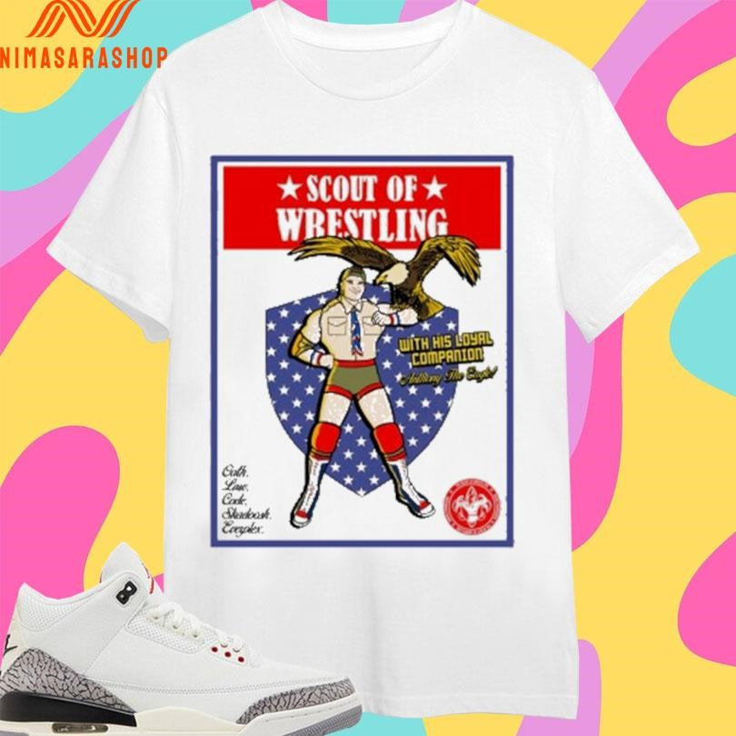 Scout Of Wrestling With His Loyal Companion Shirts