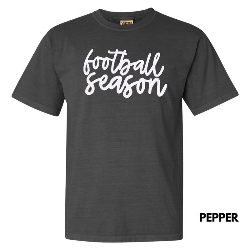 Script Football Season Comfort Colors T-Shirt 'NLB' Hoodie Sweatshirt | PrintMintTees.com
