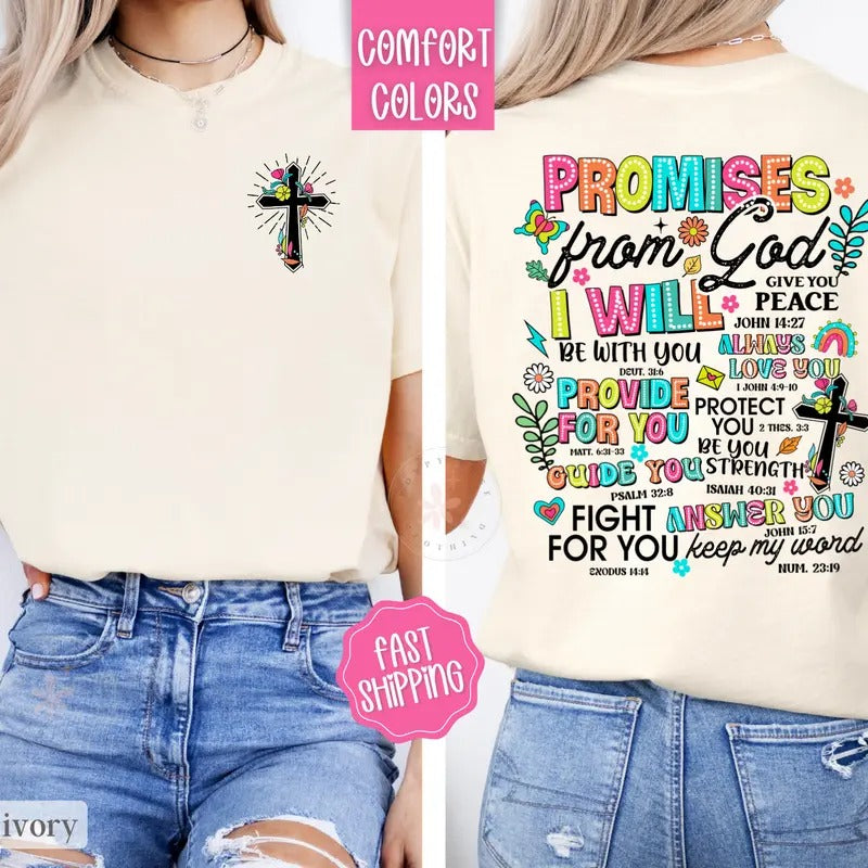 Scripture Shirt Comfort Colors, Christian Tees for Women, Religious Tshirts Hoodie Sweatshirt | PrintMintTees.com