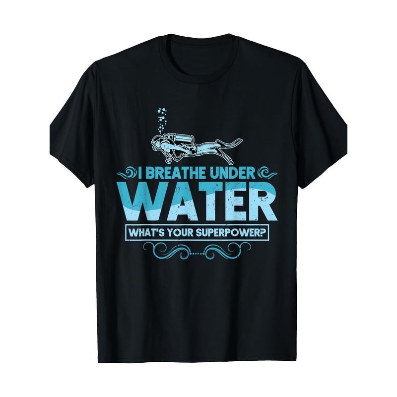 Scuba Diving Shirt Men Women Scuba Diver Gift Ocean Lover T-Shirt 100% Cotton Made in USA Hoodie Sweatshirt