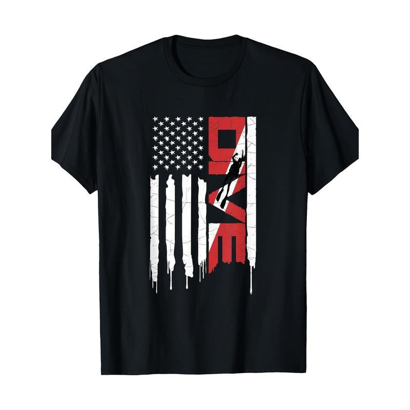 Scuba Diving T-Shirt-DIVE T-Shirt 100% Cotton Made in USA Hoodie Sweatshirt | PrintMintTees.com
