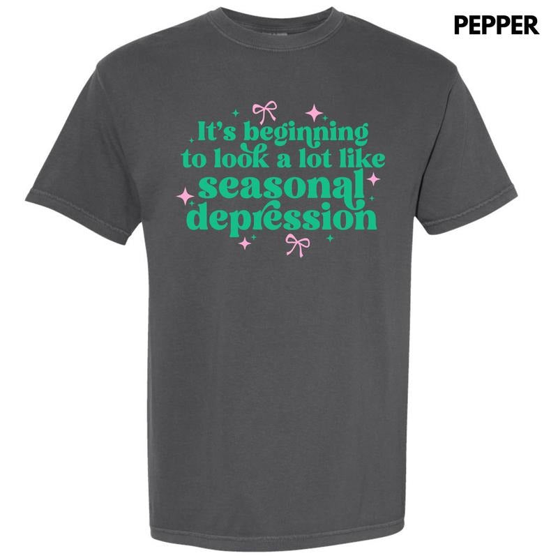Seasonal Depression Comfort Colors T-Shirt 'NLB' Hoodie, Sweatshirt | PrintMintTees.com