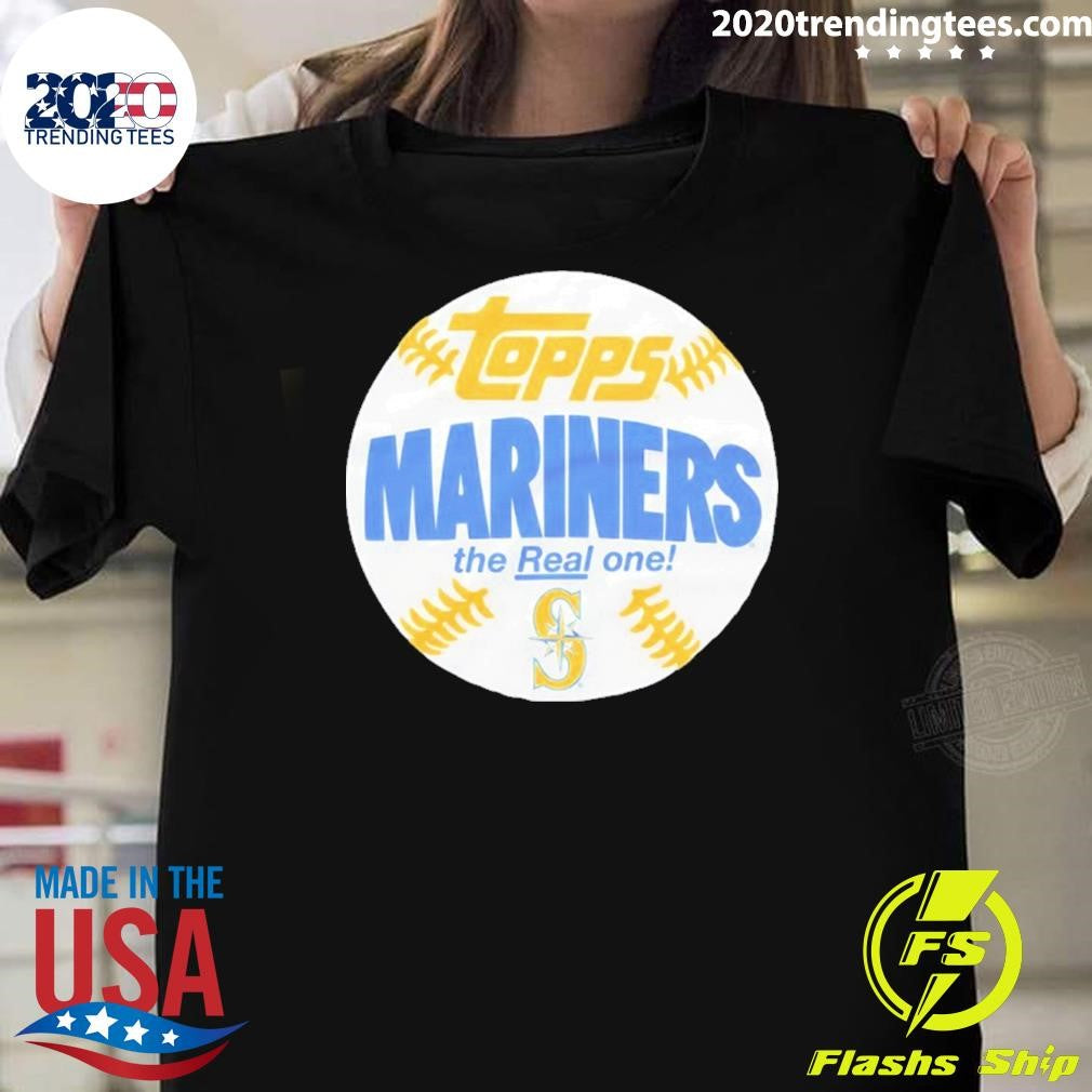 Seattle Mariners Mlb X Topps The Real One Shirt
