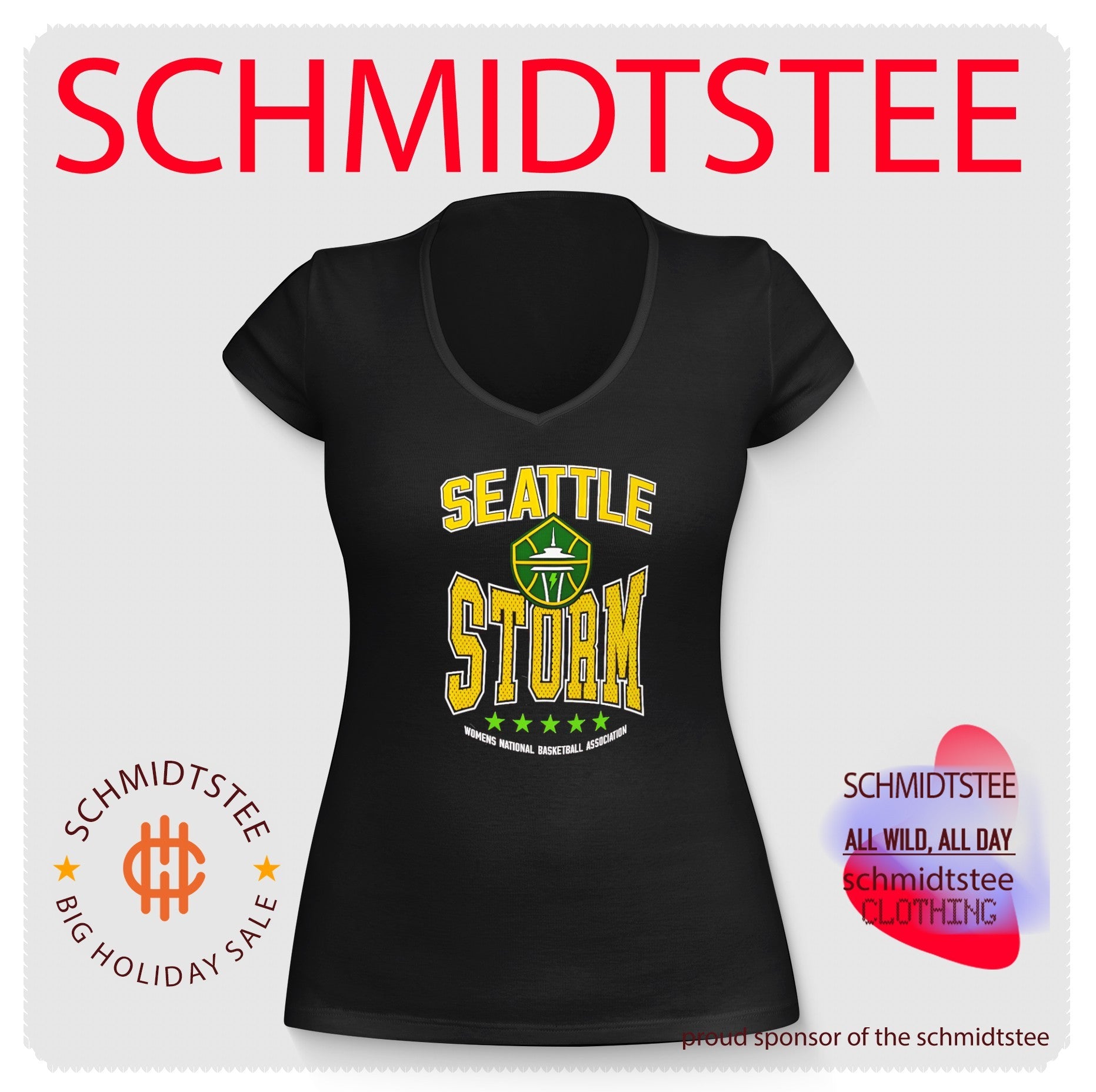 Seattle Storm WNBA 2026 Starter Center Squeeze shirt