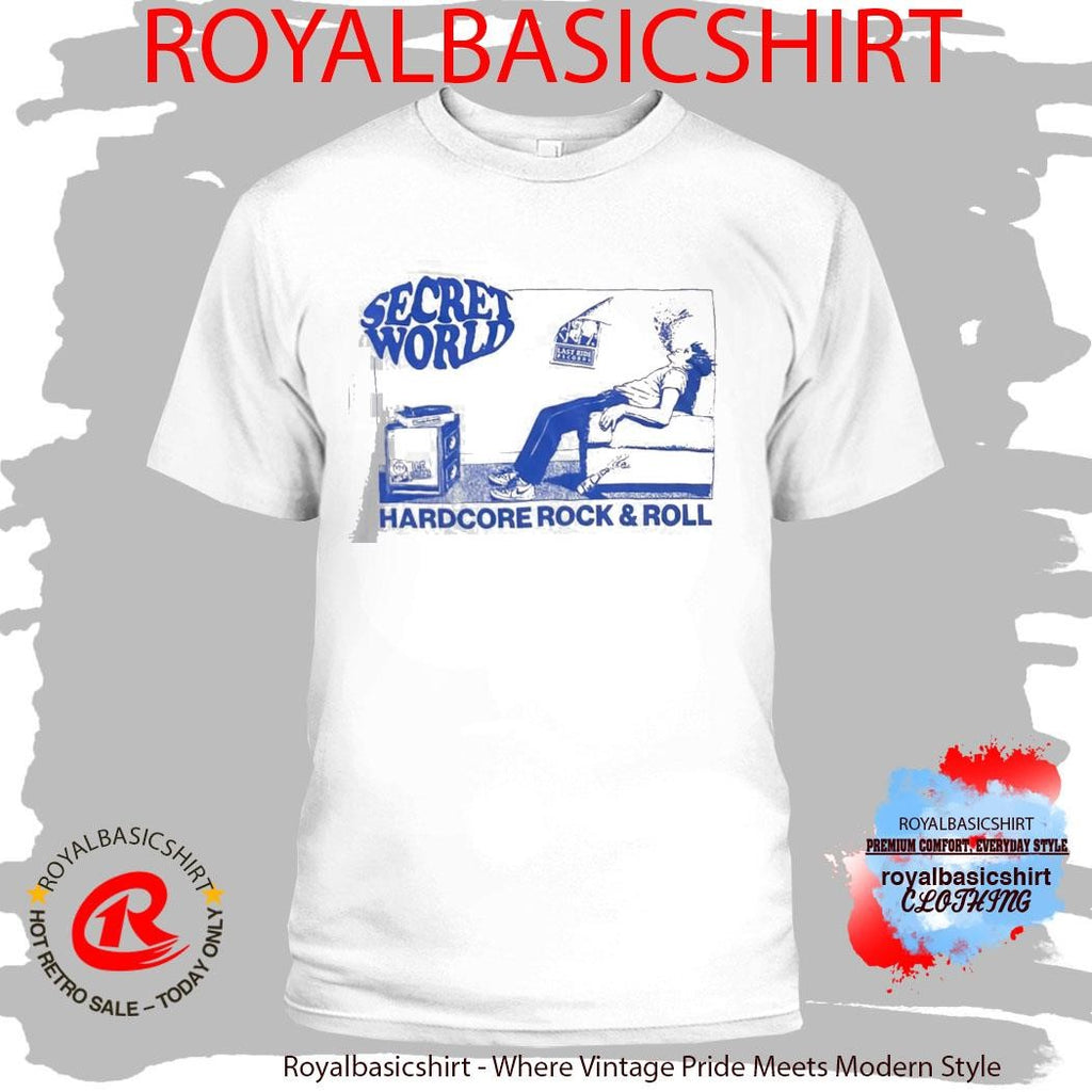 Secret World X Drain Headline Is Your Friend Tour 2026 Merch Dallas Texas At Ferris Wheelers On March 19 2026 Hardcore Rock And Roll T-Shirt