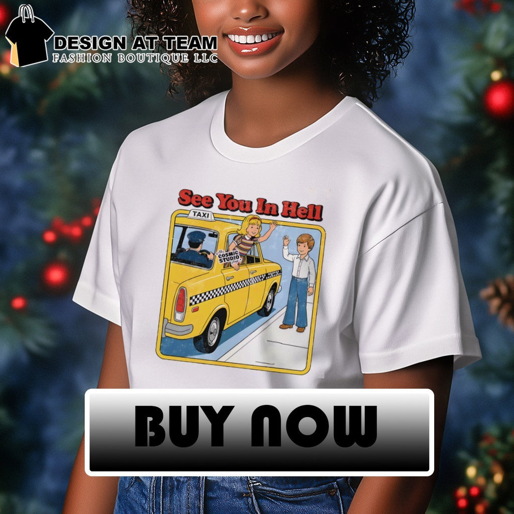 See you in Hell Mental Health cartoon shirt