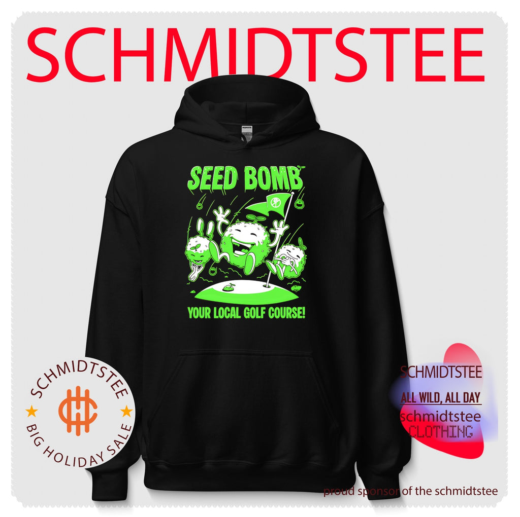 Seed bomb your local golf course cartoon shirt