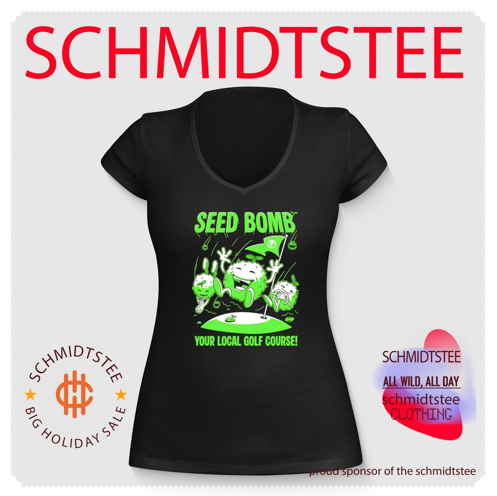 Seed bomb your local golf course cartoon shirt