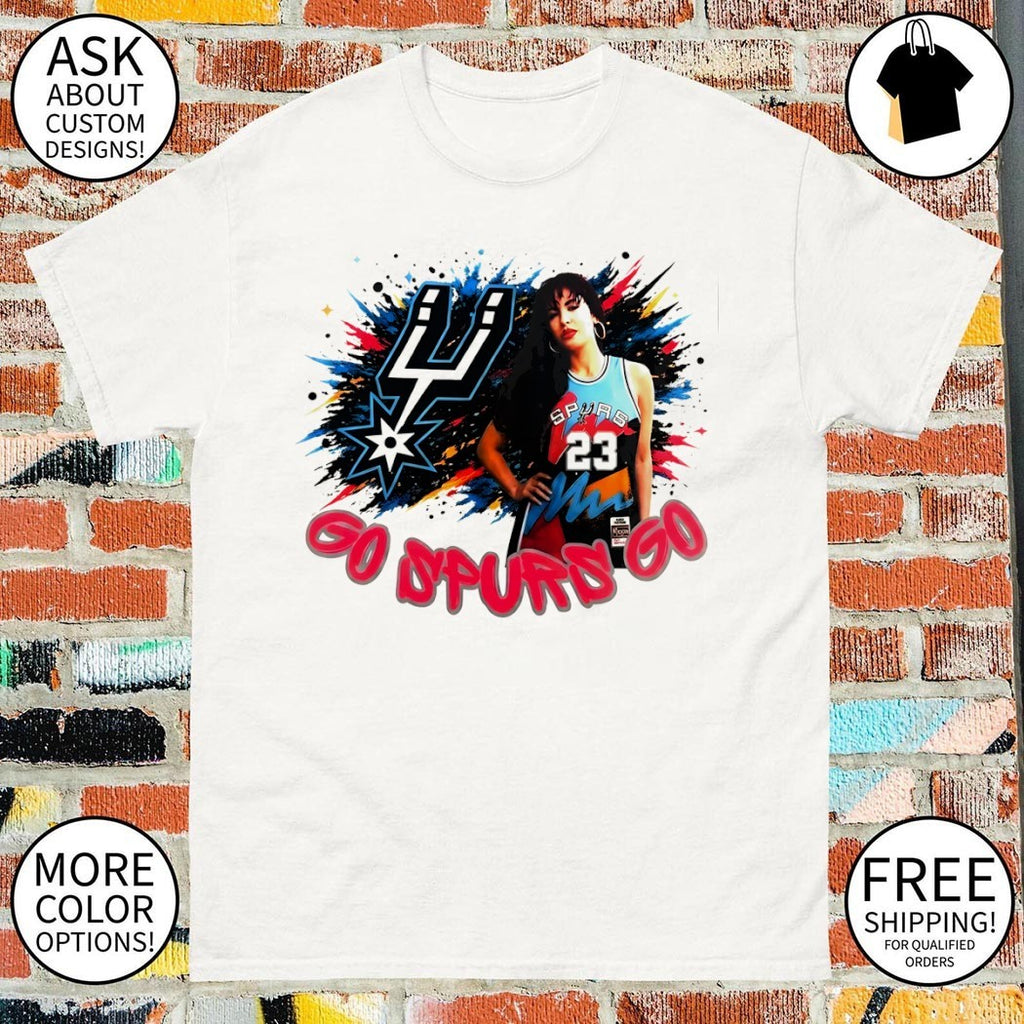 Selena Go Spurs Go San Antonio Spurs Basketball Color Splash Game Day 2026 shirt