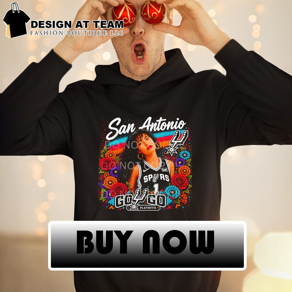 Selena San Antonio Spurs Basketball Go Spurs Go Playoffs floral 2026 shirt