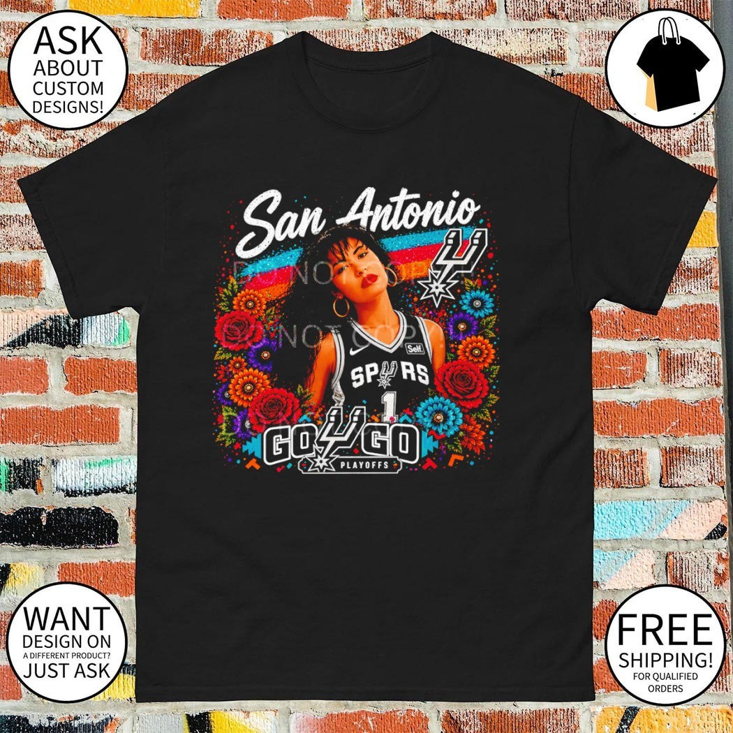 Selena San Antonio Spurs Basketball Go Spurs go shirt