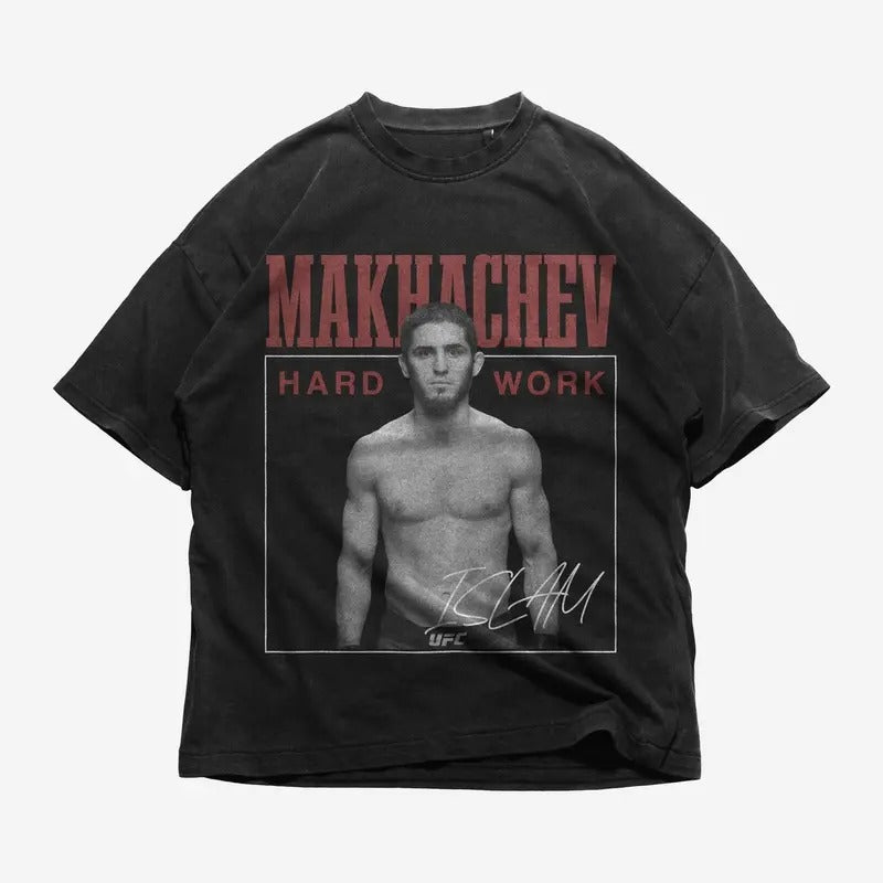 Sepecial Fighters Islam Makhachev Shirt American Sport T-shirt Bootleg 90s Retro Sweatshirt Cotton Menswear Top Hoodie
