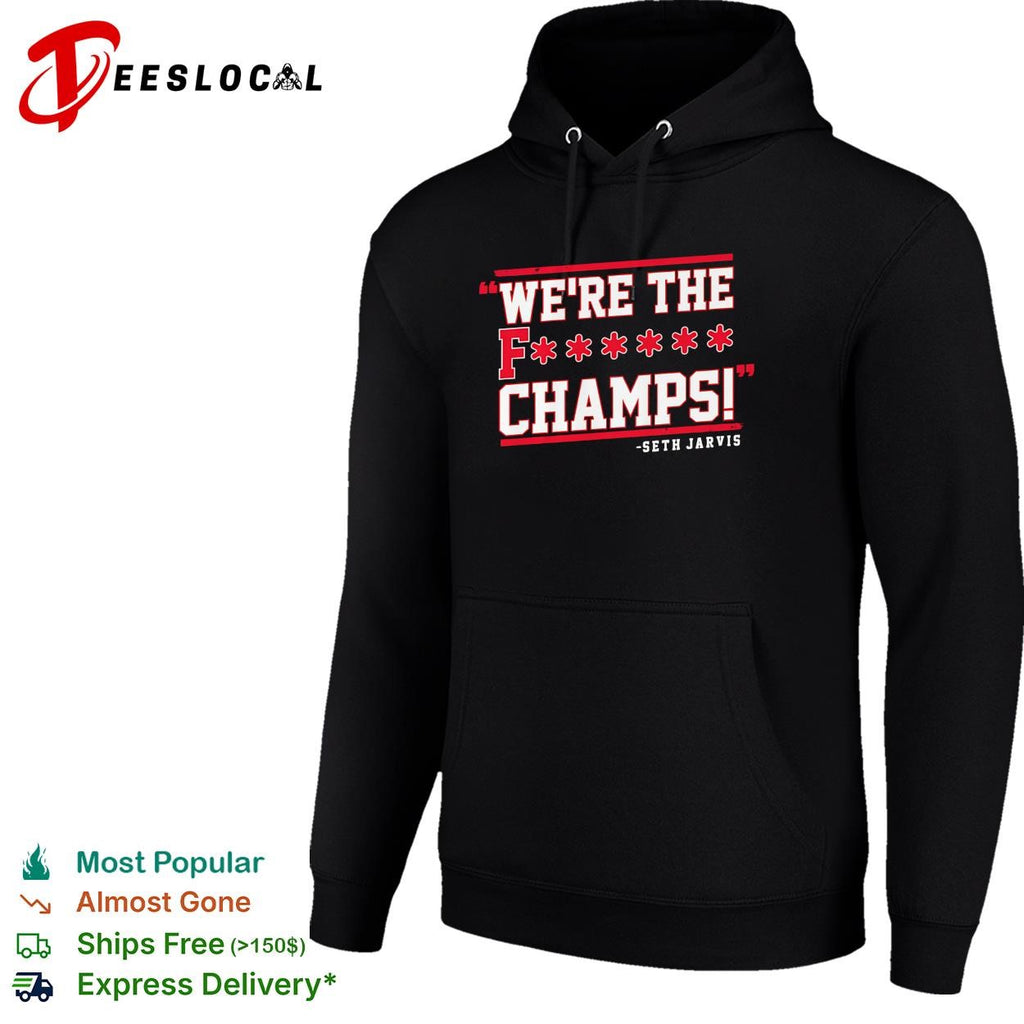 Seth Jarvis Carolina Hurricanes hockey We’re The FChamps shirt