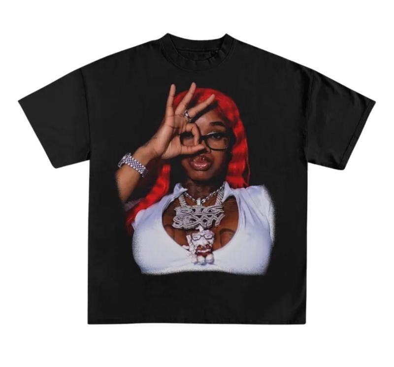 Sexyy Red shirt 4 President Rapper shirt, Sexxy Red concert tee Classic Cotton Hoodie, Sweatshirt | PrintMintTees.com