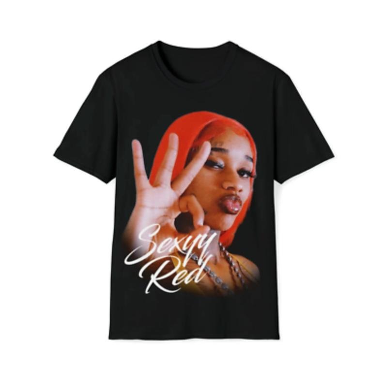 Sexyyy Red Singer Gift For Fan Basic T-Shirt Tee Hoodie, Sweatshirt | PrintMintTees.com
