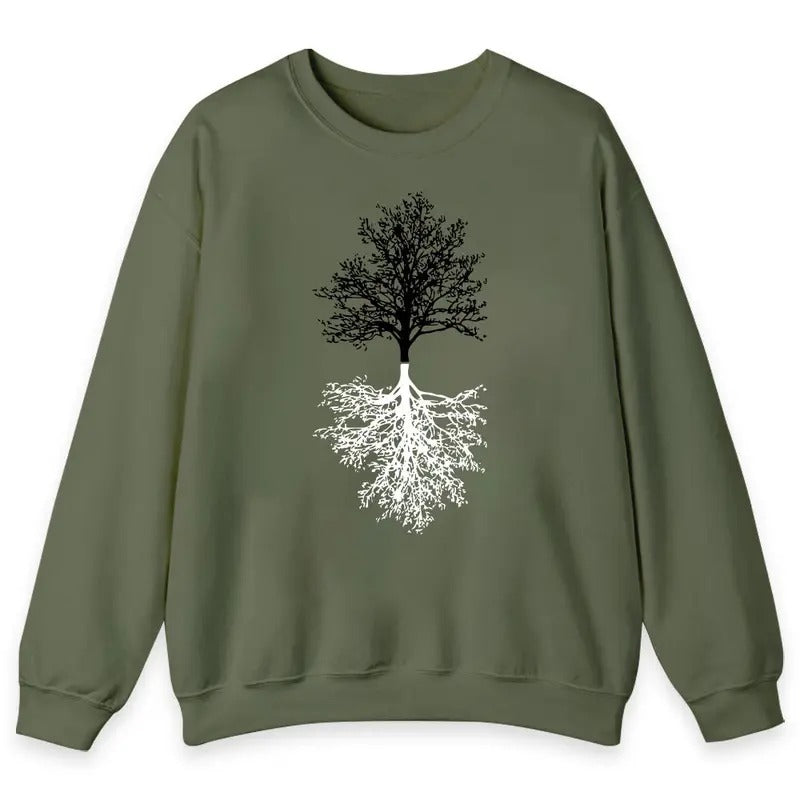 Shadow Tree Pullover,Nature Lover shirt,Yoga shirt Hoodie Sweatshirt | PrintMintTees.com