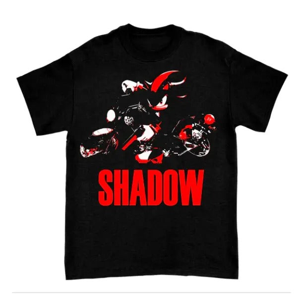 Shadow the Hedgehog T-Shirt, Sonic Adventure Shirt, Unisex Vintage Graphic Tees Gothic Grunge Y2k Emo Scene Amity...