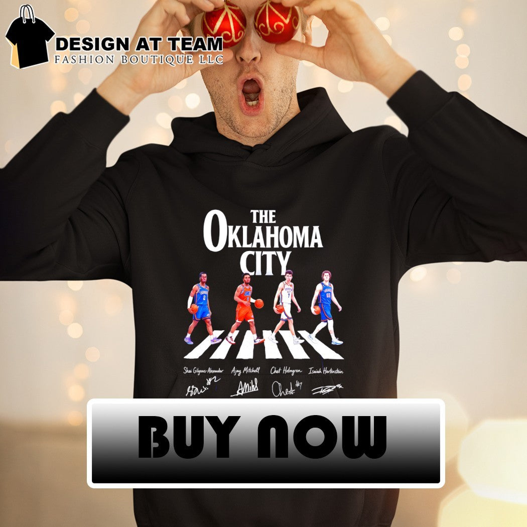 Shai Gilgeous-Alexander Chet Holmgren The Oklahoma City Thunder Basketball Abbey Road signature shirt