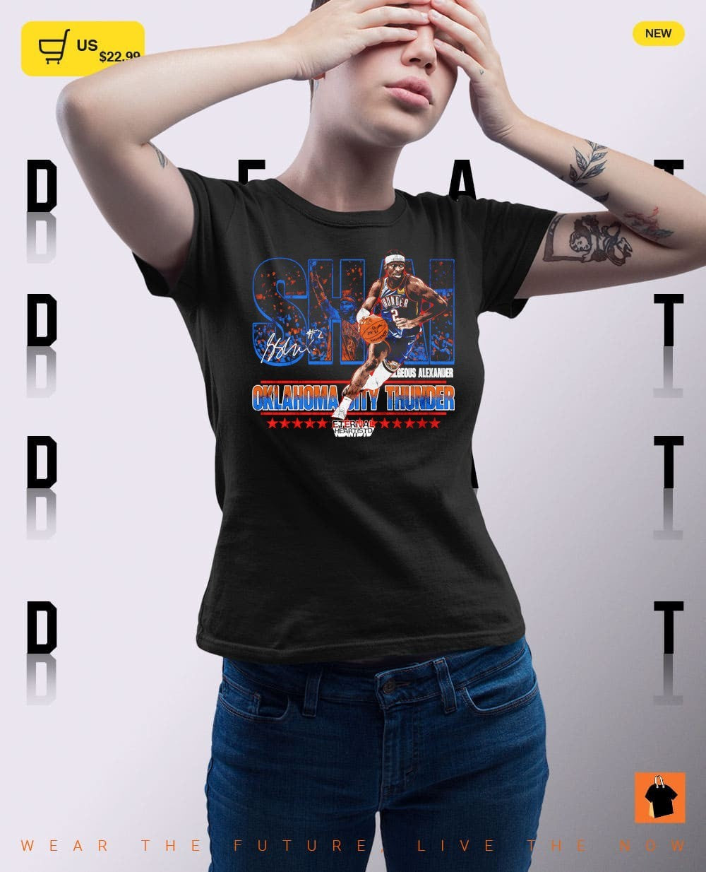 Shai Gilgeous-Alexander Oklahoma City Thunder Basketball NBA Eternal Heartists signature shirt