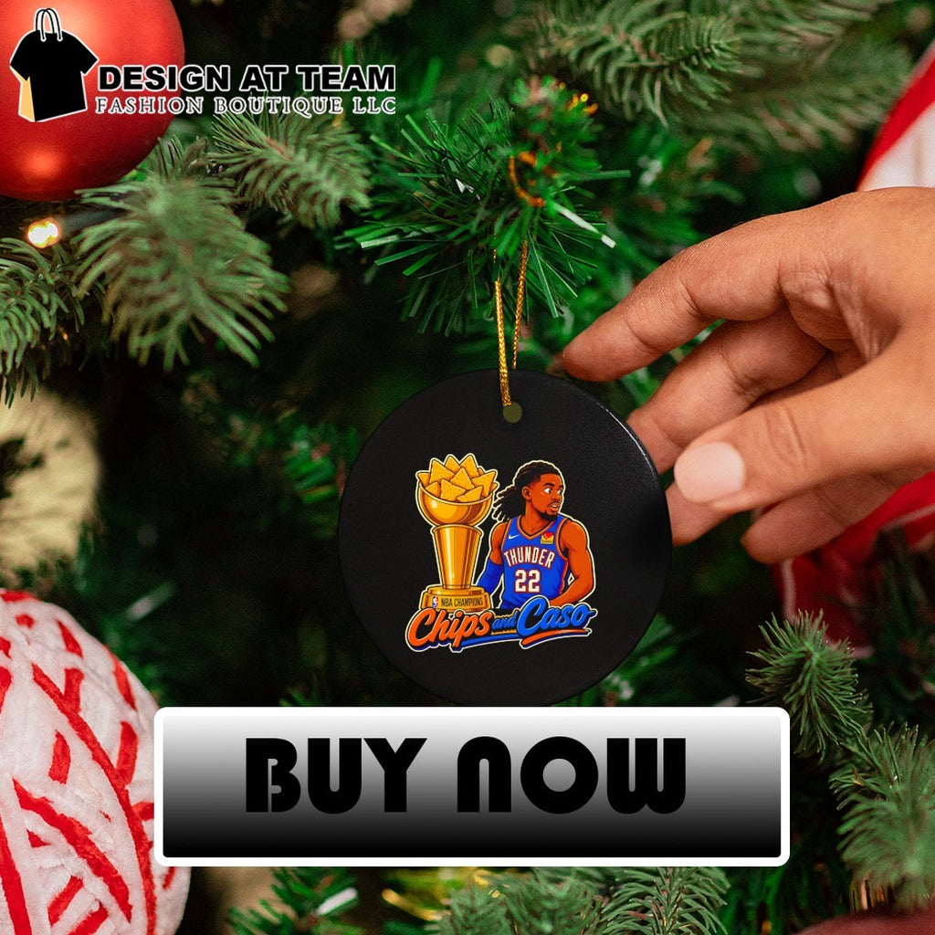 Shai Gilgeous-Alexander Oklahoma City Thunder Chips and Caso NBA Champions 2026 shirt
