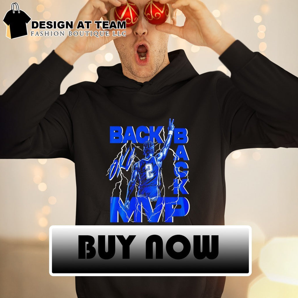 Shai Gilgeous-Alexander Oklahoma City Thunder back 2 back MVP Storm vintage shirt