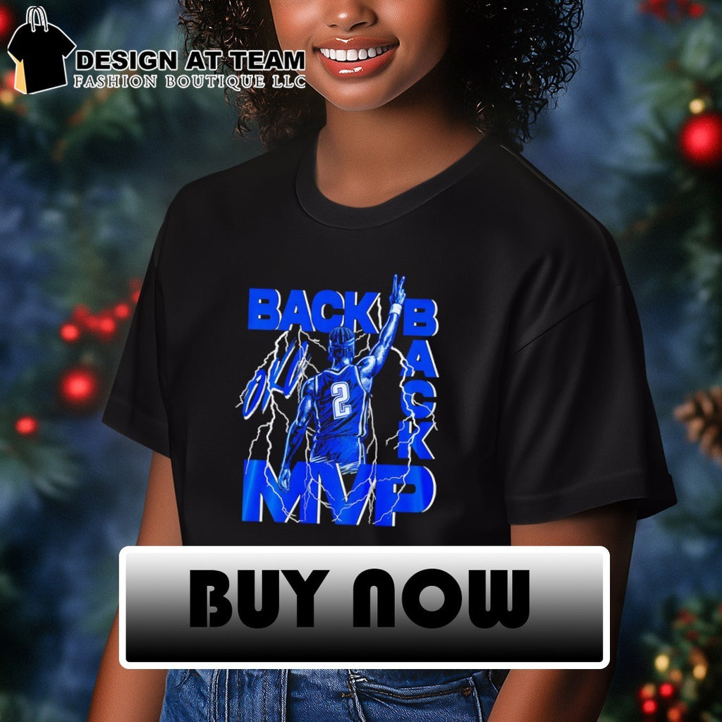 Shai Gilgeous-Alexander Oklahoma City Thunder back 2 back MVP Storm vintage shirt