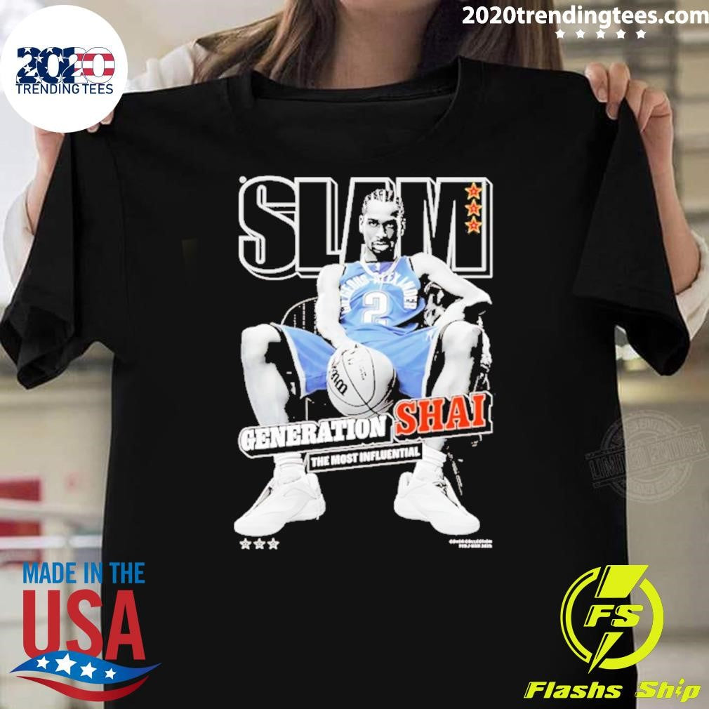 Shai Gilgeous-alexander Generation Shai The Most Influential Shirt