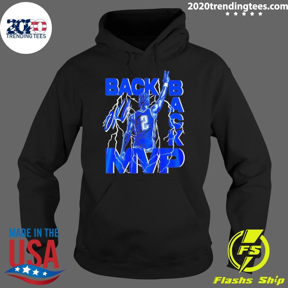 Shai Gilgeous-alexander Oklahoma City Thunder Back 2 Back Mvp Storm Vintage Shirt