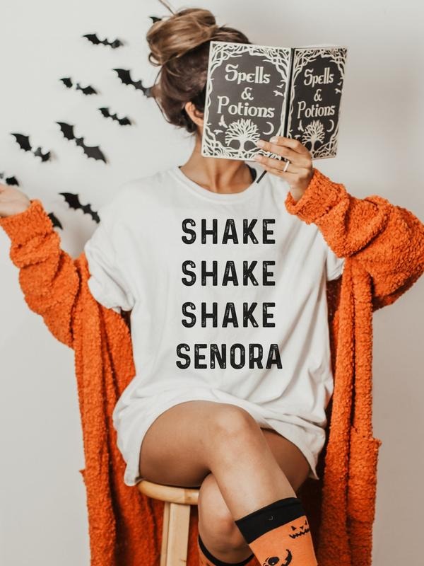 Shake Shake Shake Halloween Shirt, Funny Halloween Quote Shirt, Fall Halloween Shirt, Funny Halloween Shirt, Halloween...