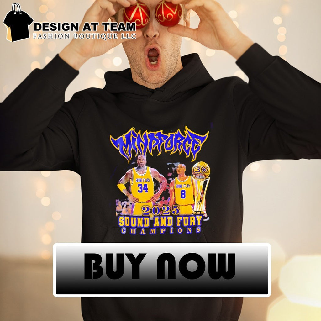 Shaquille O’Neal and Kobe Bryant Sound and Fury Los Angeles Lakers Basketball Champions shirt