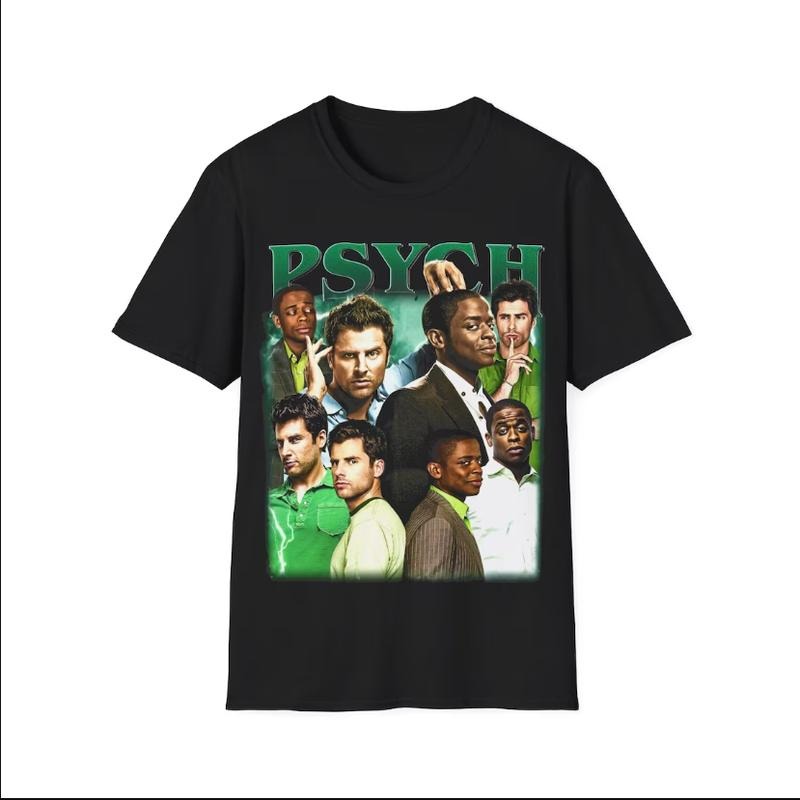 Shawn and Gus Psych Tv Show V2 Vintage T-Shirt, Gift For Fans T-Shirt, Movie shirt Hoodie Sweatshirt | PrintMintTees.com