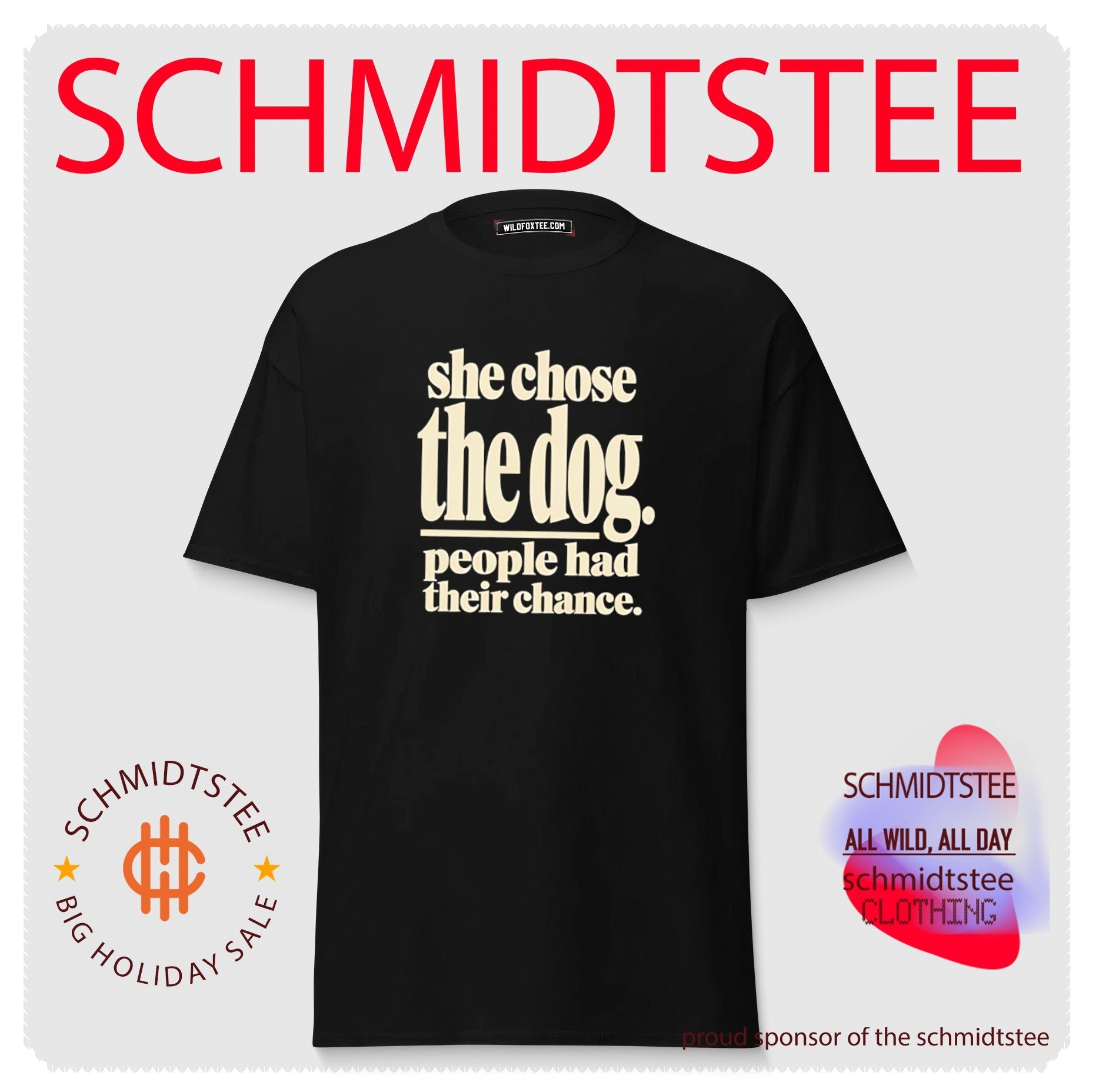She chose the dog people had their chance shirt