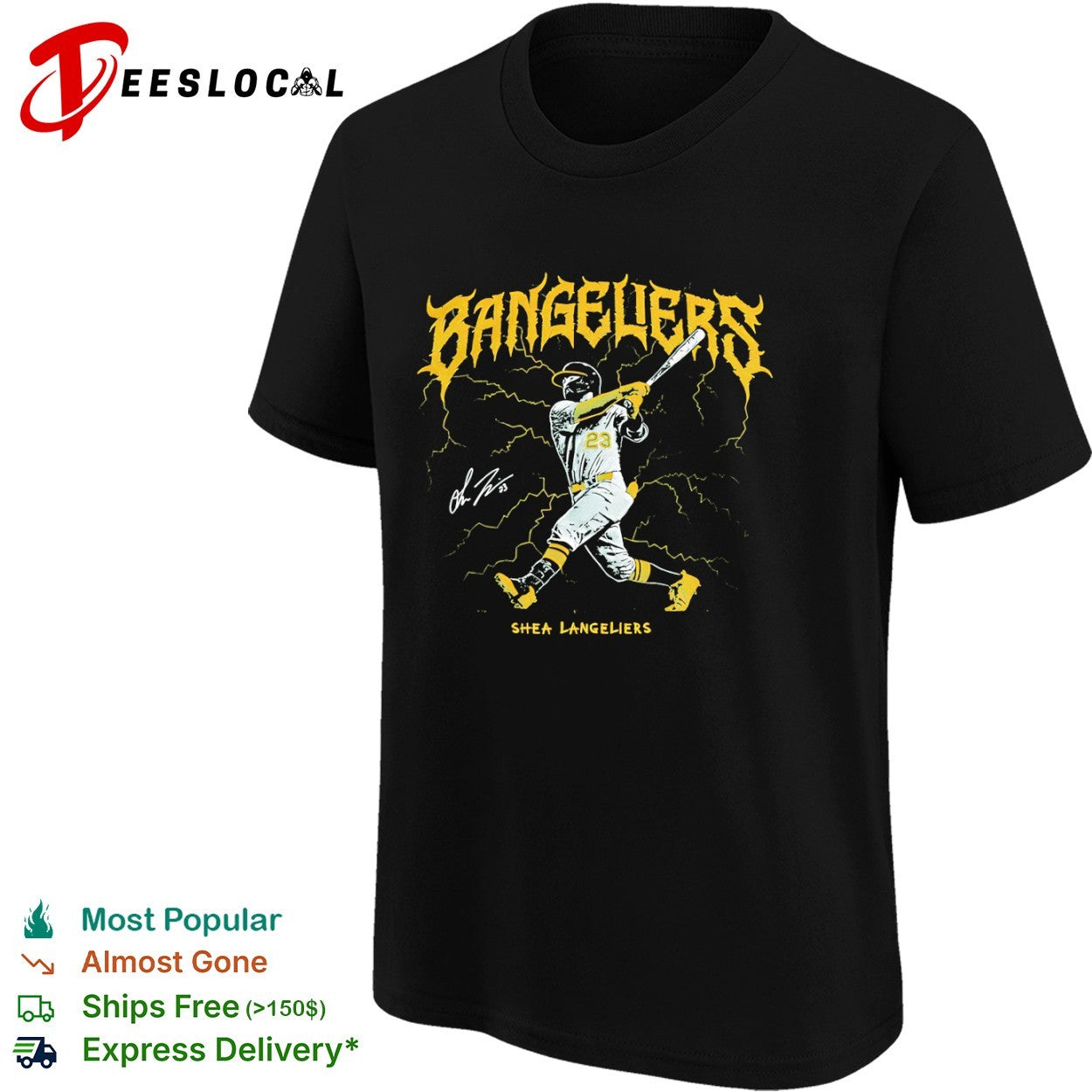 Shea Langeliers Oakland Athletics MLB Bangeliers shirt