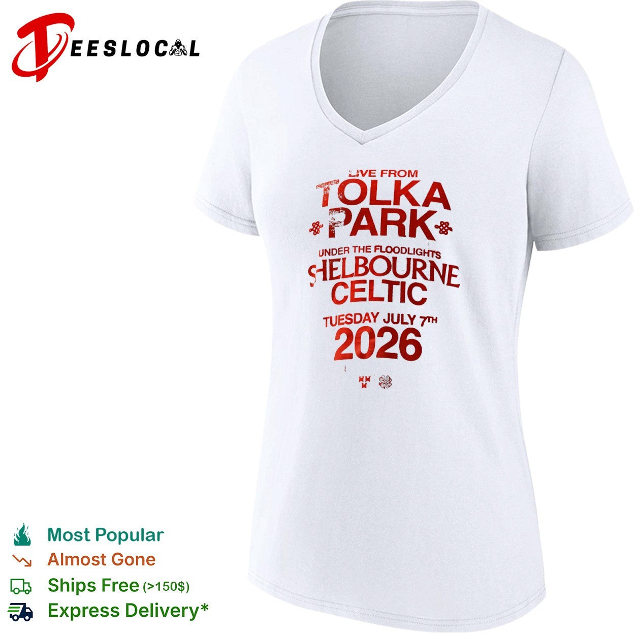 Shelbourne Celtic live from Tolka Park 2026 soccer shirt