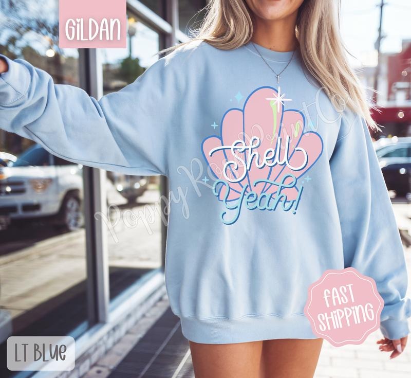 Shell Yeah Cute Summer Girly Beach T-Shirts, Hoodie, Sweatshirt