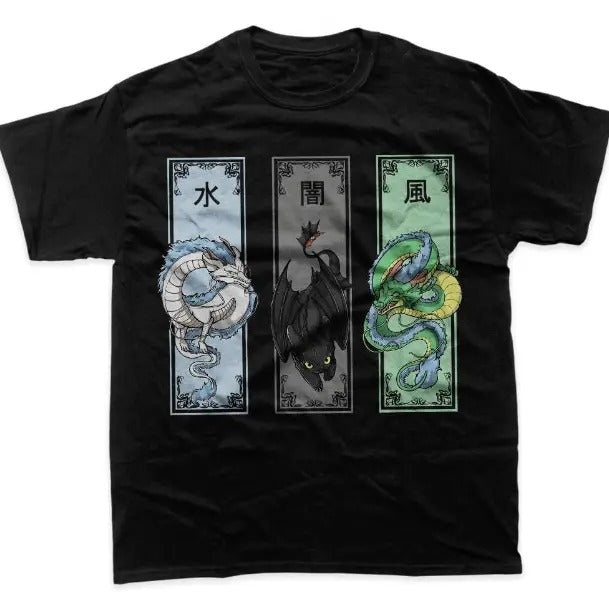 Shenron Shirt, Haku Shirt, Toothless Shirt, Dragon Shirt, Anime Shirt, Graphic T-Shirt, Y2k, Unisex T-Shirt, Gift For Men...