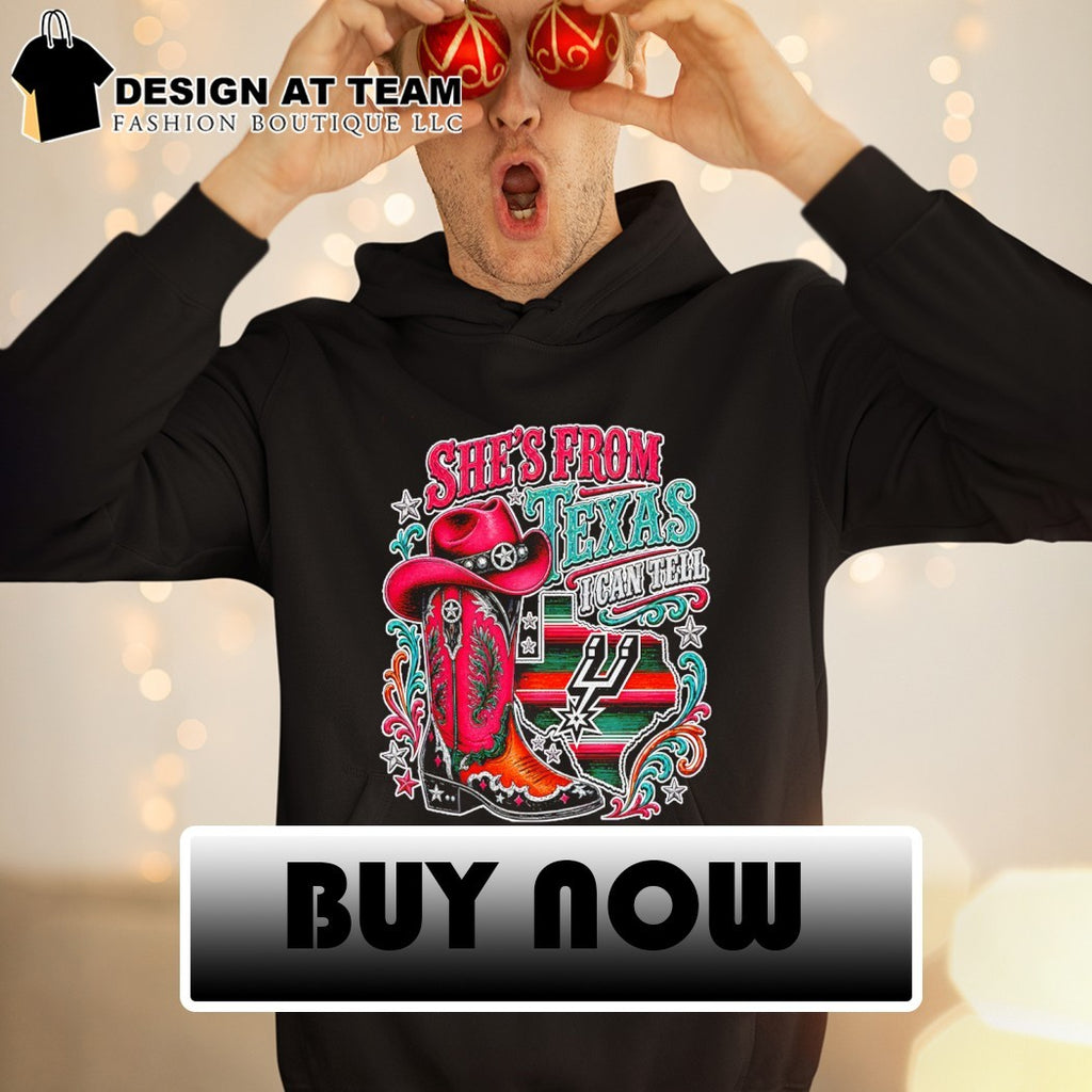 She’s From Texas Spurs I can tell San Antonio Spurs Basketball 2026 shirt
