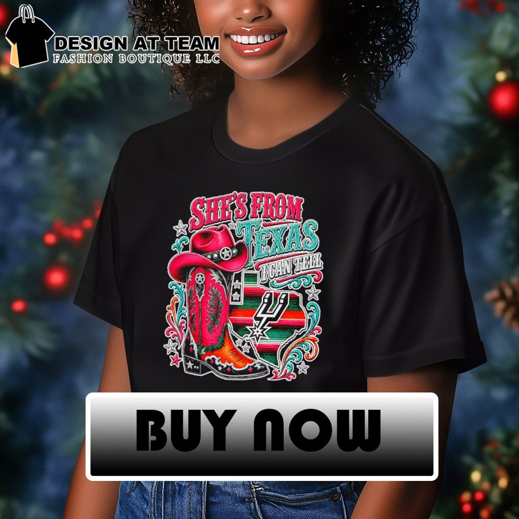She’s From Texas Spurs I can tell San Antonio Spurs Basketball 2026 shirt