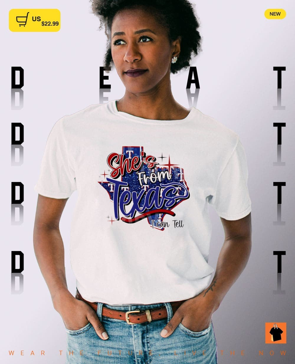 She’s from Texas I Can Tell Rangers FC Choosin Texas Map shirt